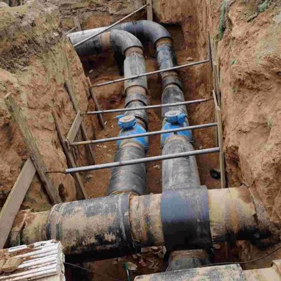 山東20#無縫鋼管用于排水工程